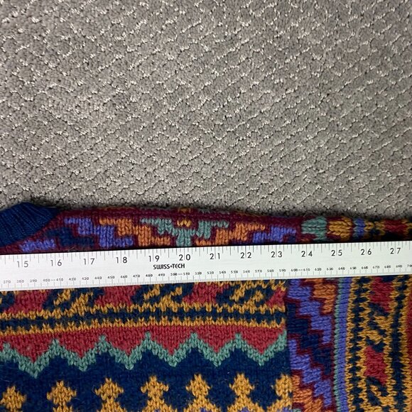 The Peruvian Connection Alpaca Sweater Women's Crewneck Aztec Southwestern - Picture 8 of 10